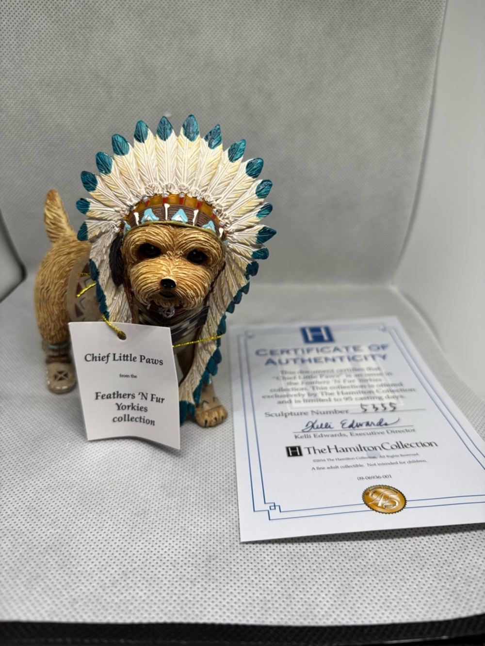 Chief Little Paws Figurine by The Hamilton Collection